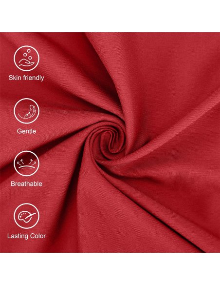 Juego de 2 Fundas Almohada, Protector de Almohada, 100% Microfibra, Cierre con Cremallera, Transpirable, Extra Suave