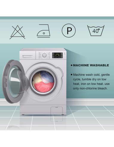 Juego de 2 Fundas Almohada, Protector...