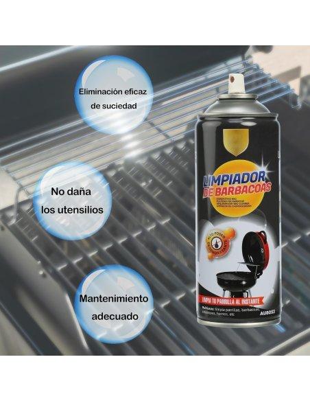 Spray de Limpieza Profesional para Parrilla, Horno y Barbacoa - Potente Eliminador de Grasa y Suciedad - 400ml