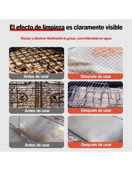 Spray de Limpieza Profesional para Parrilla, Horno y Barbacoa - Potente Eliminador de Grasa y Suciedad - 400ml