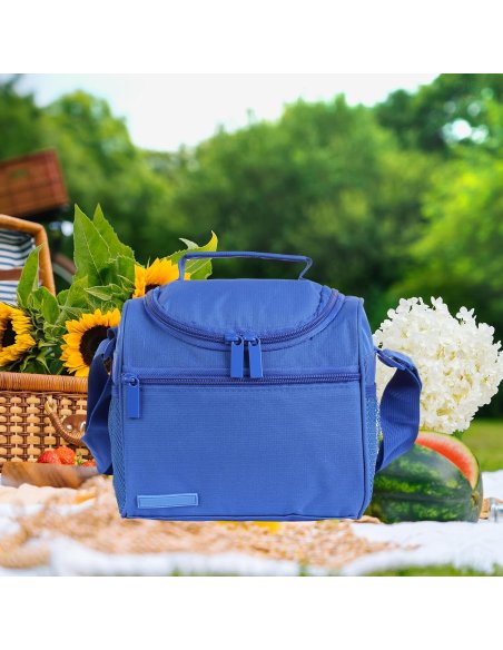 Bolsa Termica Porta Alimentos 6L Bolsa Comida Trabajo Loncheras de Trabajo Nevera Portatil Pequena Ideal para Trabajo Hans