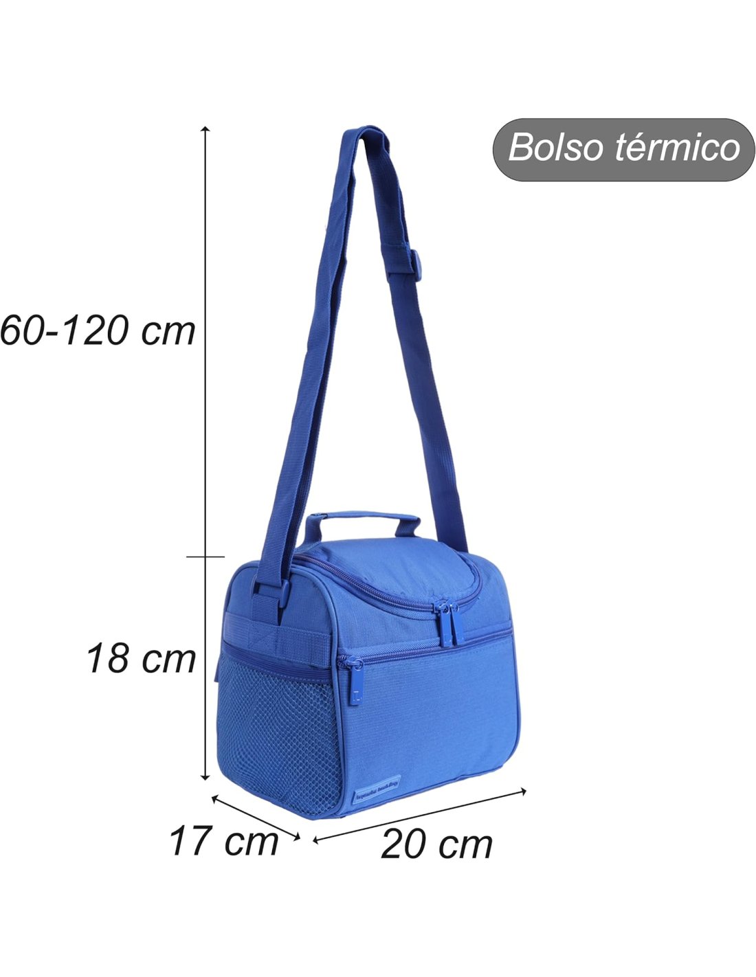 Bolsa Termica Porta Alimentos 6L Bolsa Comida Trabajo Loncheras de Trabajo Nevera Portatil Pequena Ideal para Trabajo Hans