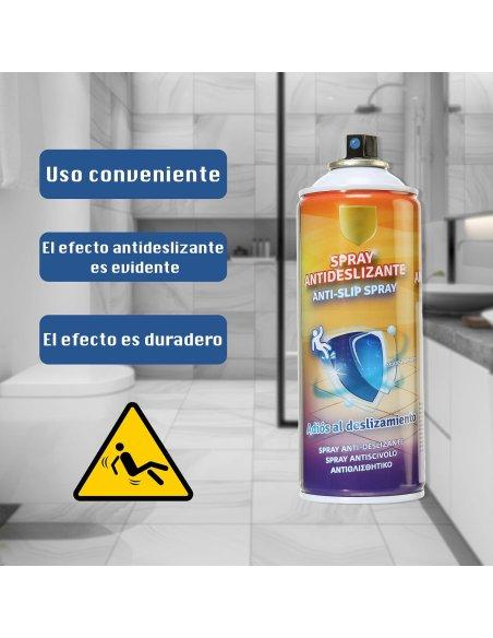 Spray Antideslizante Transparente Multisuperficie - Ideal para Ducha, Bañera, Escaleras y Más, 400ml
