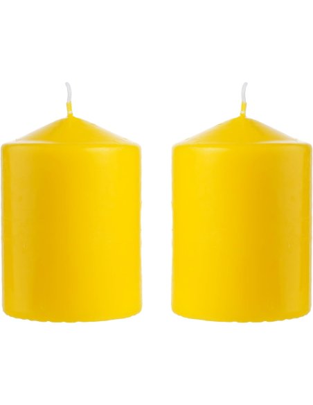 Velas de Taco de Citronela Antimosquitos Natural, Perfumadas, 2 unidades