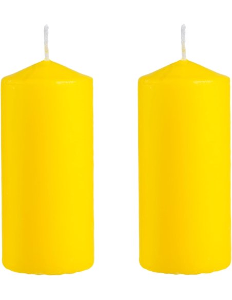 Velas de Taco de Citronela Antimosquitos Natural, Perfumadas, 2 unidades
