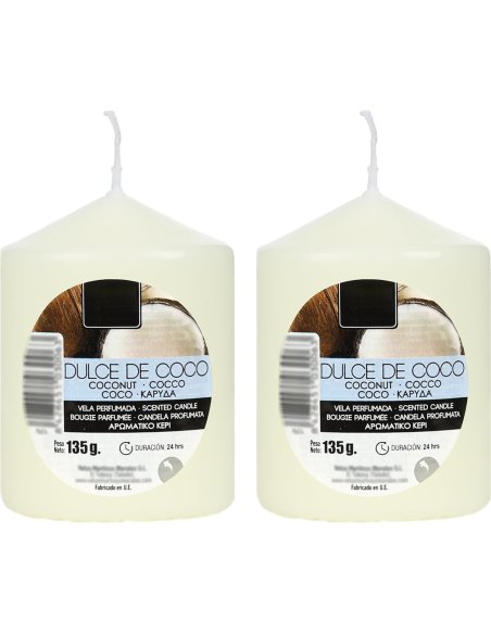 Vela Taco Perfumada de Larga Duración, 2 unidades