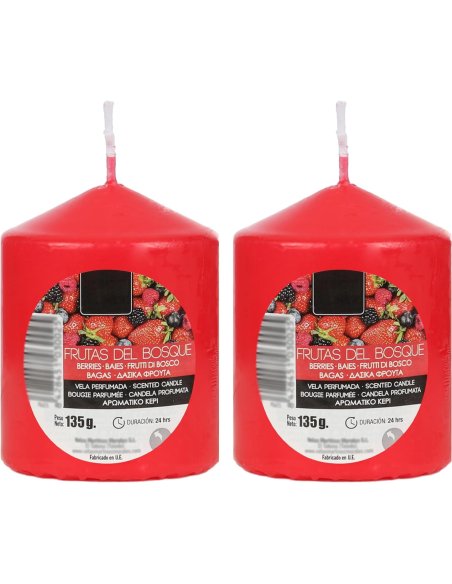 Vela Taco Perfumada de Larga Duración, 2 unidades