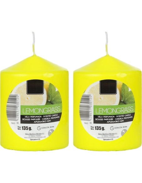 Vela Taco Perfumada de Larga Duración, 2 unidades