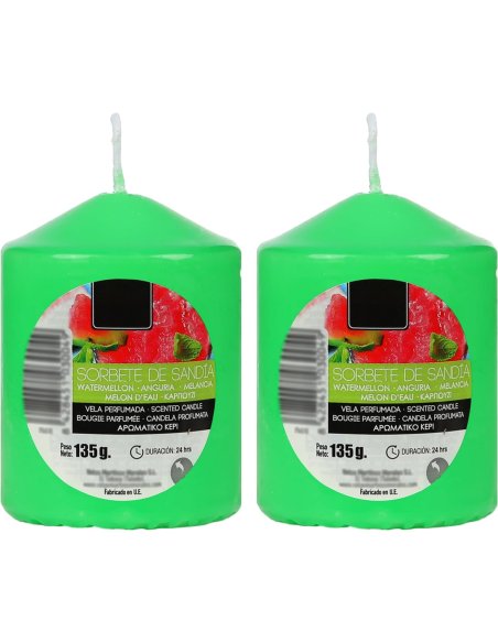 Vela Taco Perfumada de Larga Duración, 2 unidades