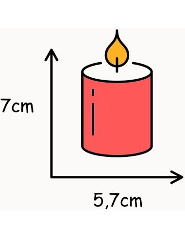 Vela Taco Perfumada de Larga...