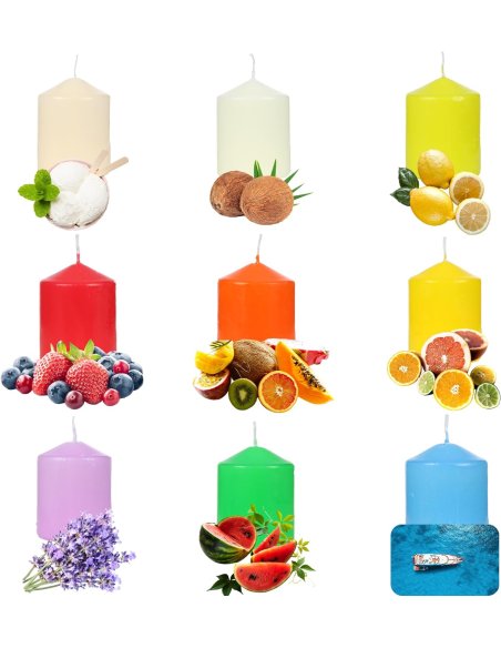 Vela Taco Perfumada de Larga Duración, 2 unidades