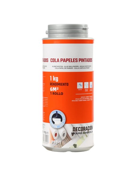 Cola Papel Pintado Pared Listo para Usar, Pegamento Papel Pared, Cola Empapelar, para Todo Tipo de Papeles Pintados