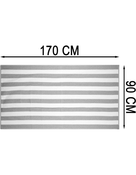 Toalla de Playa Grande Antiarena, 90x170 cm, 70% Algodón 30% Poliéster - Toallas de Piscina, Suave, de Secado Rápido