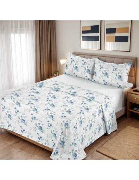 Juego de Sábanas Microfibra Extra Suave, Sábanas Bajera Ajustable, Encimera