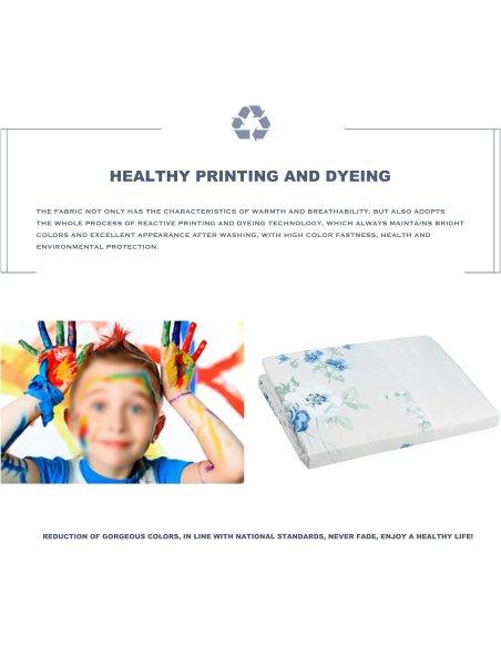 Juego de Sábanas Microfibra Extra Suave, Sábanas Bajera Ajustable, Encimera