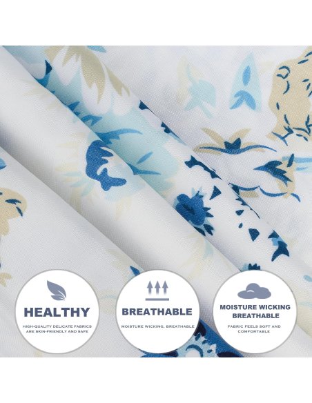 Juego de Sábanas Microfibra Extra Suave, Sábanas Bajera Ajustable, Encimera