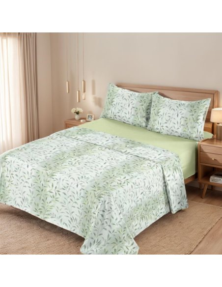 Juego de Sábanas Microfibra Extra Suave, Sábanas Bajera Ajustable, Encimera