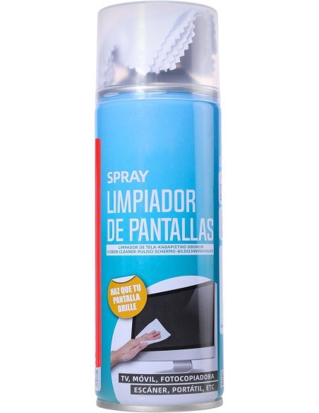 Limpia Pantallas Avanzado con Paño de Microfibra, Limpiador para Gafas, Pantalla de Ordenador, Teléfono Móvil