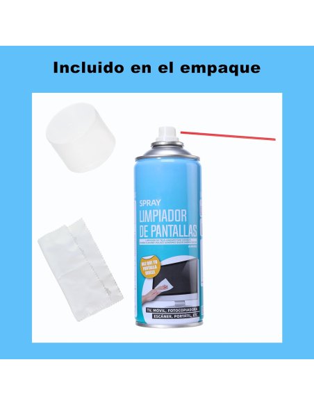 Limpia Pantallas Avanzado con Paño de Microfibra, Limpiador para Gafas, Pantalla de Ordenador, Teléfono Móvil