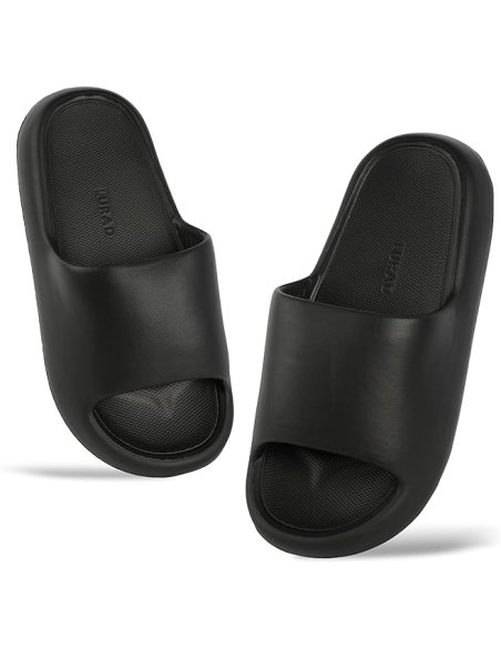 Chanclas para Mujer Cómodas y Antideslizantes - Zapatillas de Estar Por Casa de Suela Gruesa