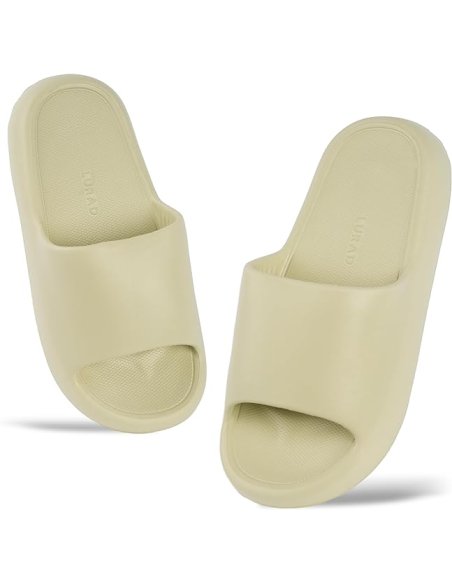 Chanclas para Mujer Cómodas y Antideslizantes - Zapatillas de Estar Por Casa de Suela Gruesa