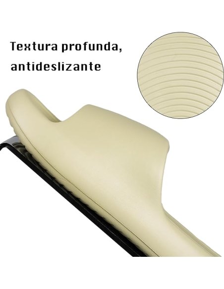 Chanclas para Mujer Cómodas y Antideslizantes - Zapatillas de Estar Por Casa de Suela Gruesa