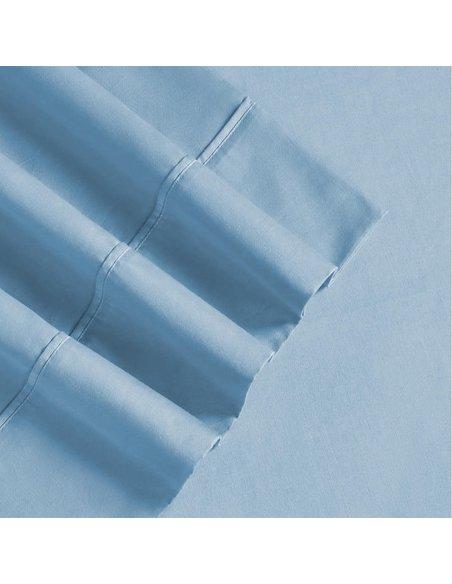 Juego de Sábanas 100% Microfibra Transpirable Duradero Ultra Suave