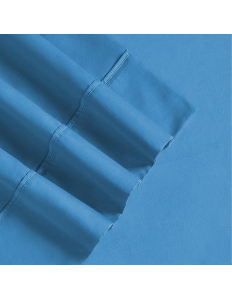 Juego de Sábanas 100% Microfibra Transpirable Duradero Ultra Suave