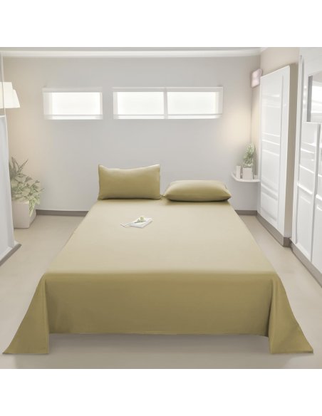 Juego de Sábanas 100% Microfibra Transpirable Duradero Ultra Suave