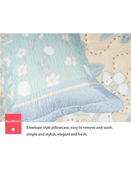 Colcha Bouti Estampada Microfibra Extra Suave, Bicolor Reversible, Cubrecama Fina, para Verano y Entretiempo