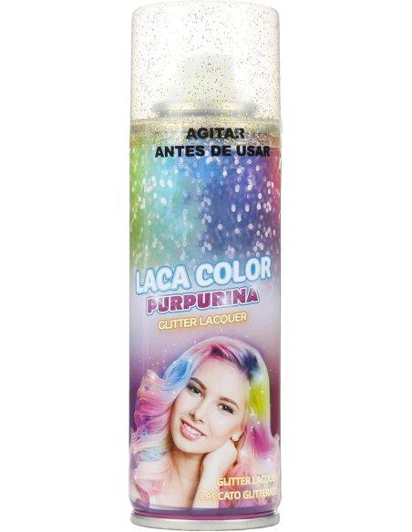 Laca con Purpurina para el Pelo Temporal - Fácil de Lavar, Brillo Deslumbrante para Todo Tipo de Cabello