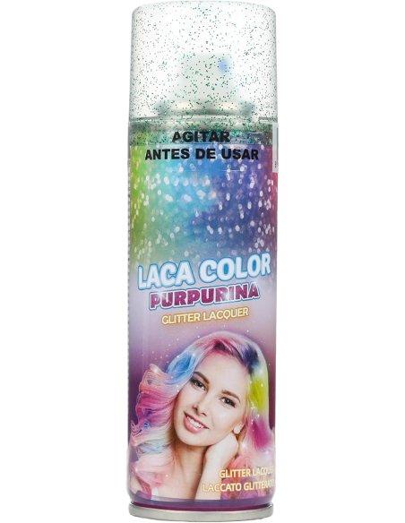 Laca con Purpurina para el Pelo Temporal - Fácil de Lavar, Brillo Deslumbrante para Todo Tipo de Cabello