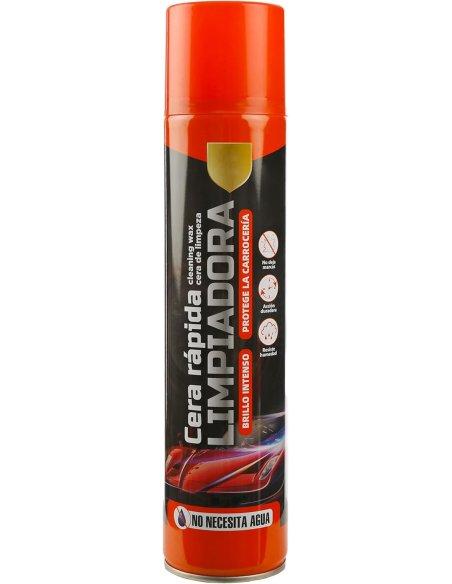 Cera Rápida Limpiadora, Spray Abrillantador para Coche 650 ml