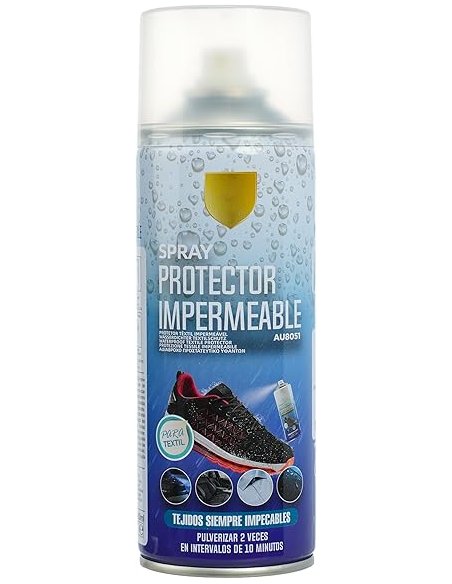 Spray Impermeabilizante para Calzado - Protección contra Agua y Manchas para Cuero y Textiles, Invisible y Duradero - 400ml