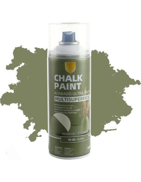 Pintura Spray a la Tiza Color Pastel Acabado Ultra Mate 400ml