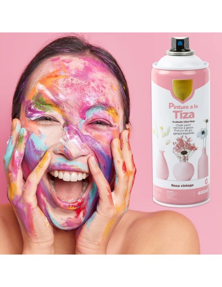 Pintura Spray a la Tiza Color Pastel Acabado Ultra Mate 400ml