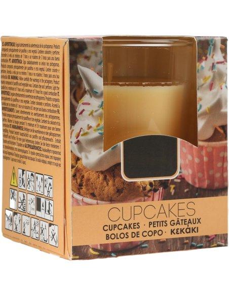 Vela Aromática, Vela en Vaso de Cristal de Cera Vegetal - 28 Horas de Duración, Velas Perfumadas, 8,5x7 cm 2 unidades