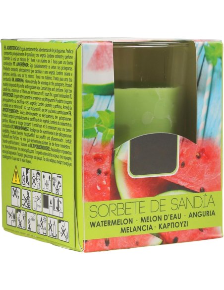Vela Aromática, Vela en Vaso de Cristal de Cera Vegetal - 28 Horas de Duración, Velas Perfumadas, 8,5x7 cm 2 unidades