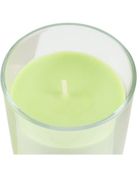 Vela Aromática, Vela en Vaso de Cristal de Cera Vegetal - 28 Horas de Duración, Velas Perfumadas, 8,5x7 cm 2 unidades
