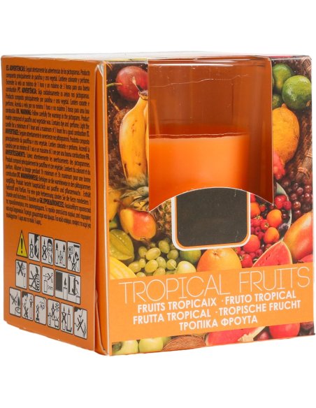 Vela Aromática, Vela en Vaso de Cristal de Cera Vegetal - 28 Horas de Duración, Velas Perfumadas, 8,5x7 cm 2 unidades