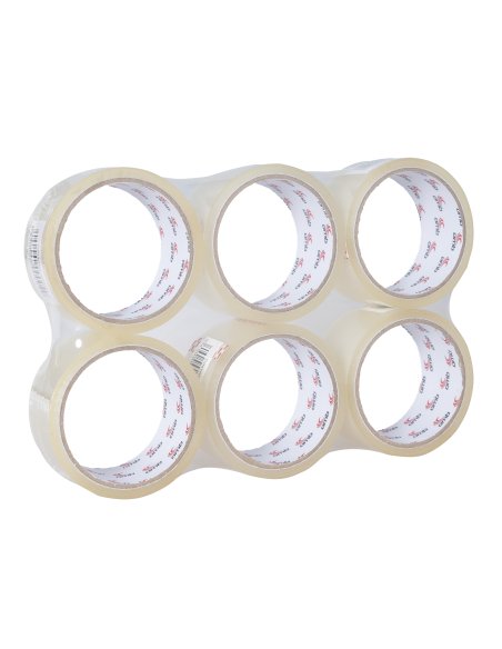 Cinta Embalar Transparente 48mm Precinto Cinta adhesiva para Cajas y Paquetes