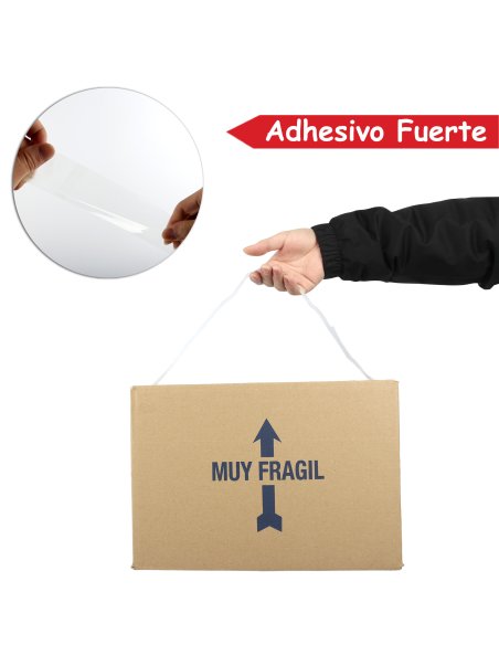 Cinta Embalar Transparente 48mm Precinto Cinta adhesiva para Cajas y Paquetes
