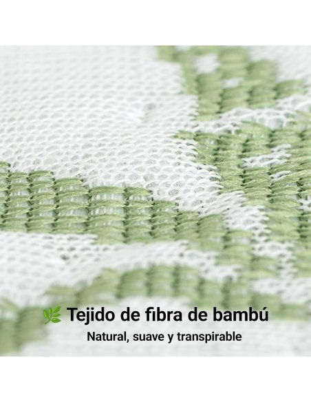 Protector Colchón Bambú Impermeable - Cubre Colchón Transpirable y Suave - Funda Colchón Ajustable hasta 30cm