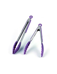 Pinza Ensalada Inox Silicona