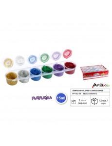 Plascolor set tempera 6...