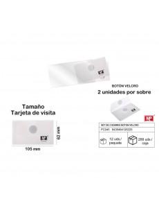 Mp set de 2 sobres boton...