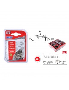 Mp encuadernadores plateado...