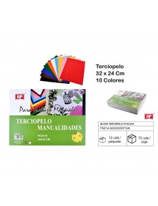 Hoja a4 terciopelo...