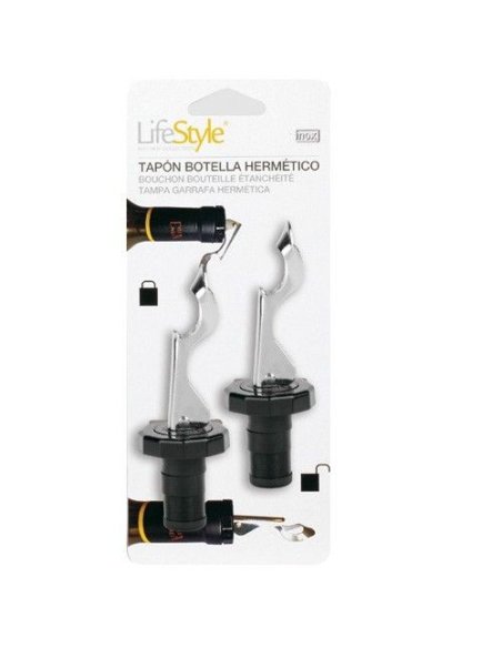 Tapón hermético ABS-Acero 2 uds