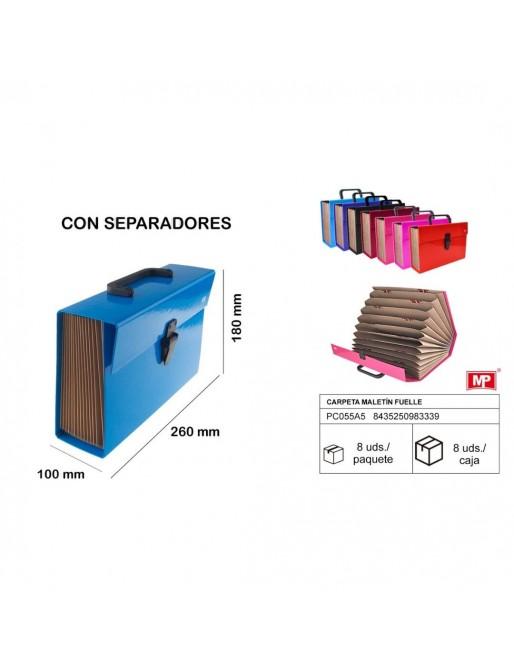 Carpeta maletin fuelle, Colores Aleatorios 1 Pc